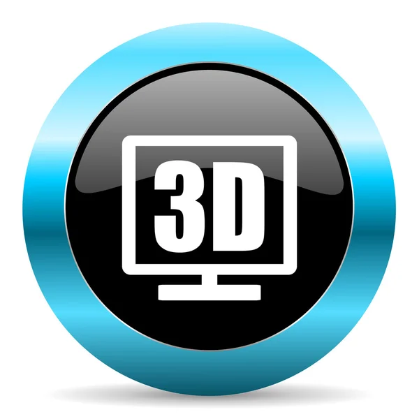 3d display icon — Stock Photo, Image