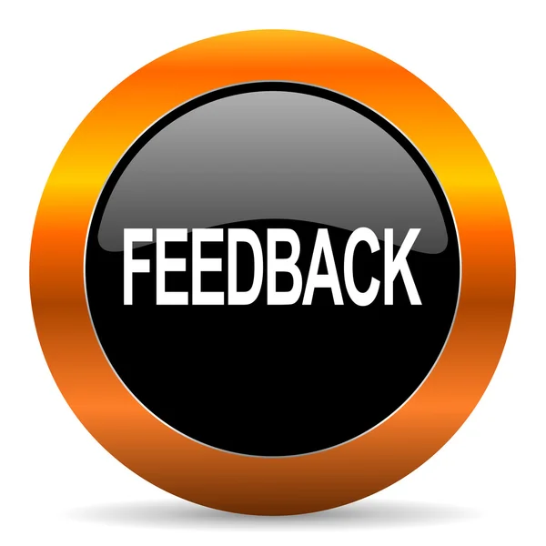 Ícone de feedback — Fotografia de Stock