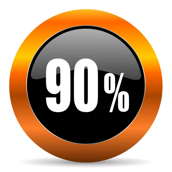 90-Prozent-Symbol — Stockfoto