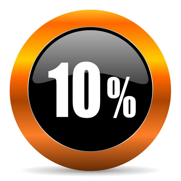 10 percent icon — Stock Photo, Image