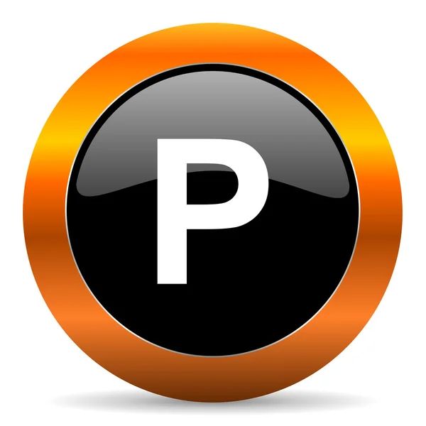 Ikona parkowania — Zdjęcie stockowe
