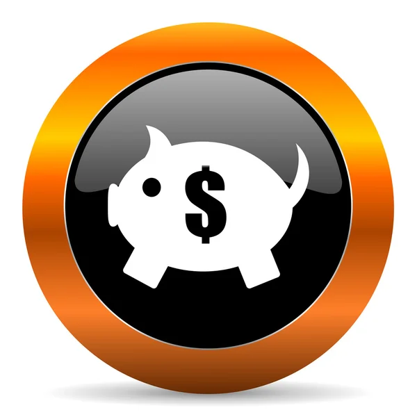 Piggy bank icon — Stock Photo, Image