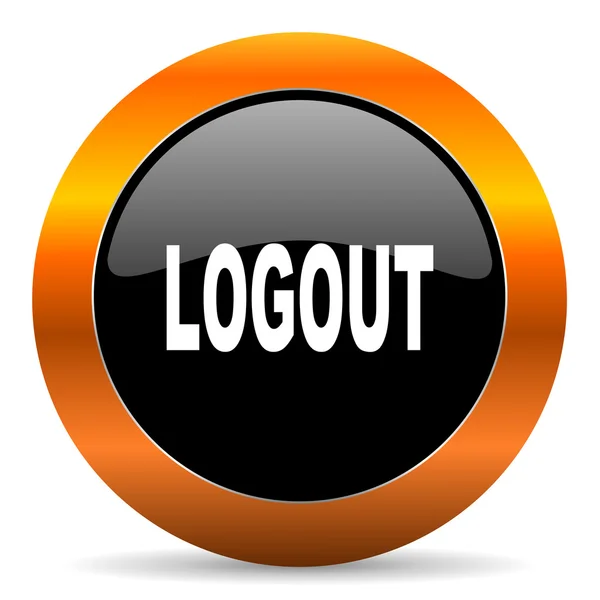 Logout icon — Stock Photo, Image