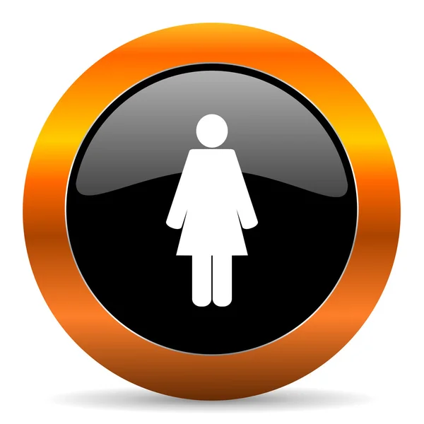 Female icon — Stock Photo, Image