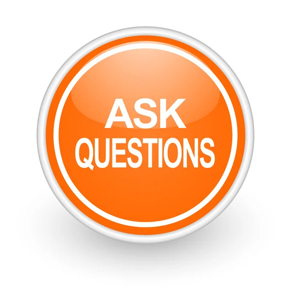 Ask questions icon — Stock Photo, Image