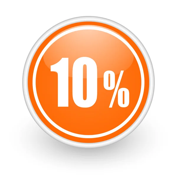 10 percent icon — Stock Photo, Image