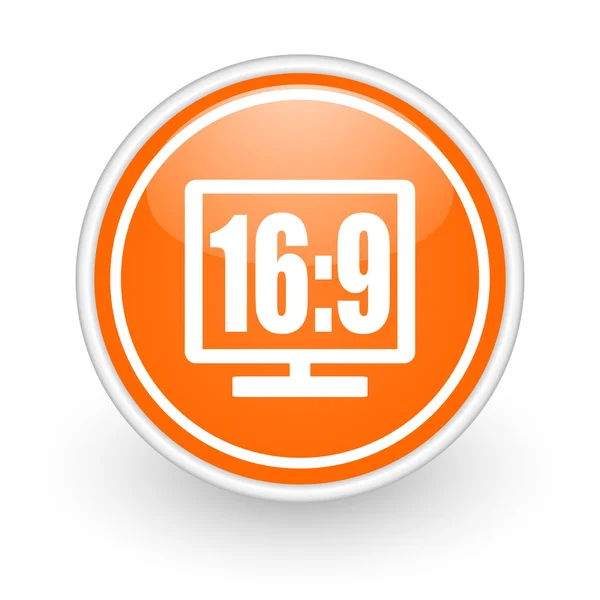 16 9 display icon — Stock Photo, Image