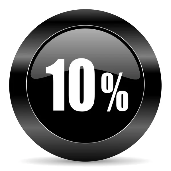 10 percent icon — Stock Photo, Image