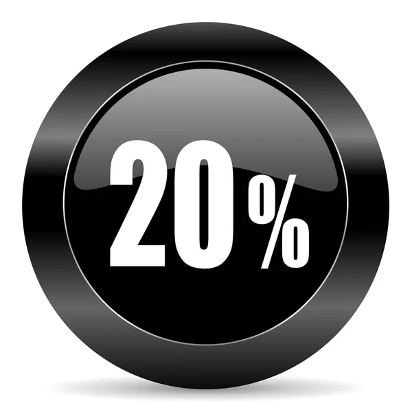 20 percent icon — Stock Photo, Image