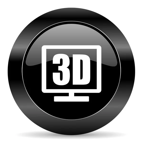 3d display icon — Stock Photo, Image