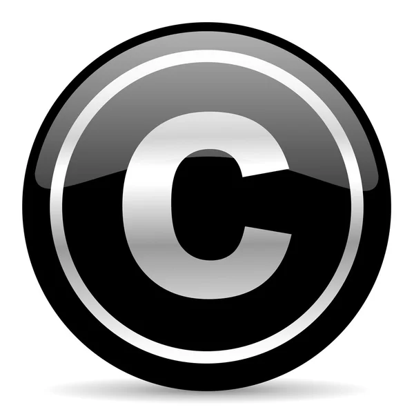 Icona del copyright — Foto Stock