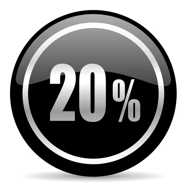 20 percent icon — Stock Photo, Image