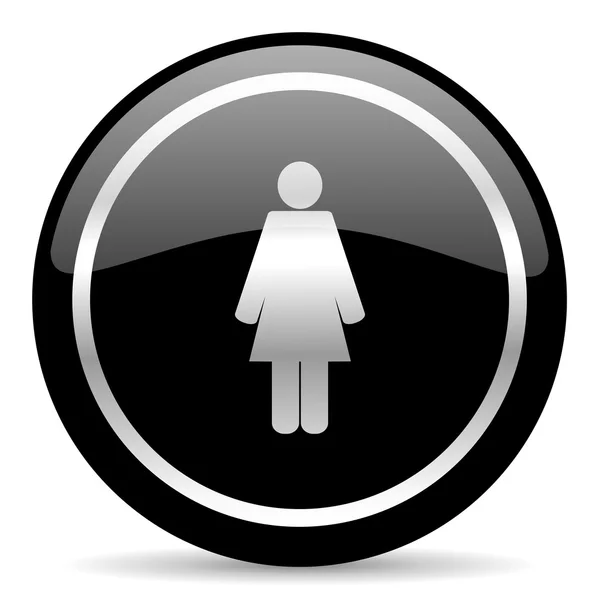 Icono femenino — Foto de Stock