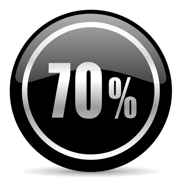 70 percent icon — Stock Photo, Image