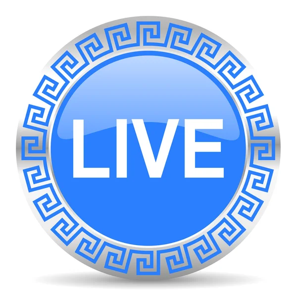 Live stream icon Stock Photo by ©alexwhite 34415065