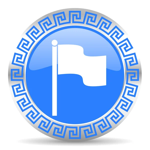 Flaga ikona — Zdjęcie stockowe