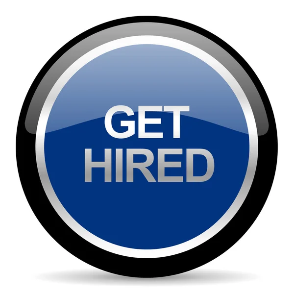 Get hired icon — Stock Photo, Image