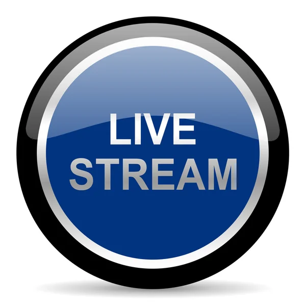 Livestream-Symbol — Stockfoto