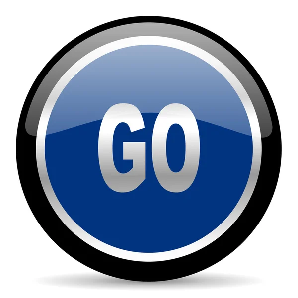 Go icon — Stock Photo, Image