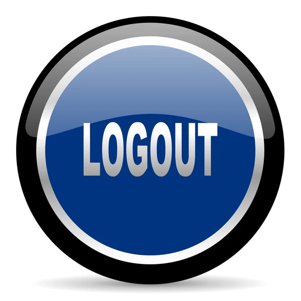 Logout icon — Stock Photo, Image