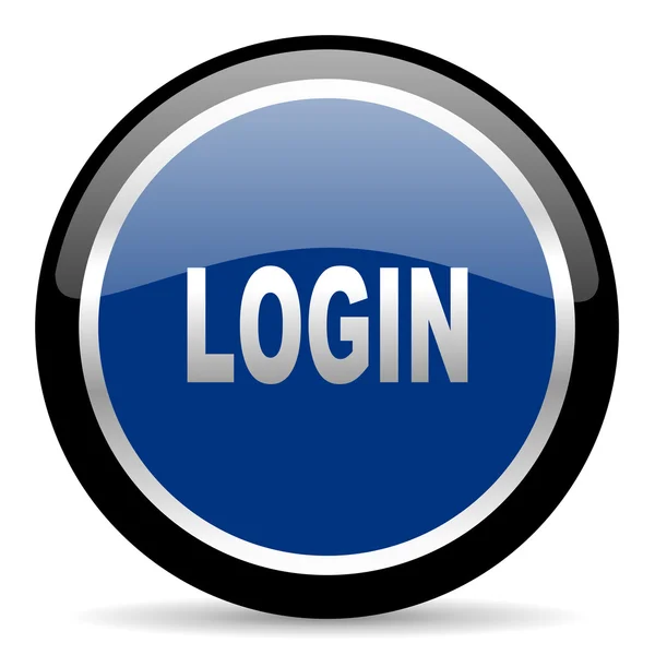 Ícone de login — Fotografia de Stock