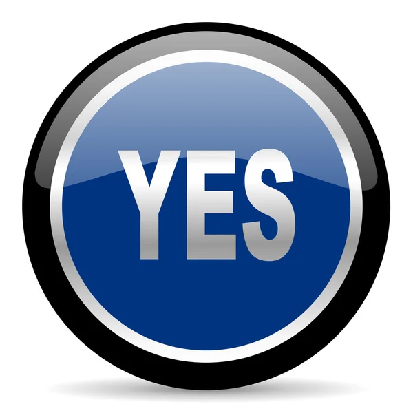 Yes icon — Stock Photo, Image