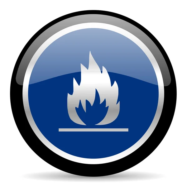 Icono de llama — Foto de Stock