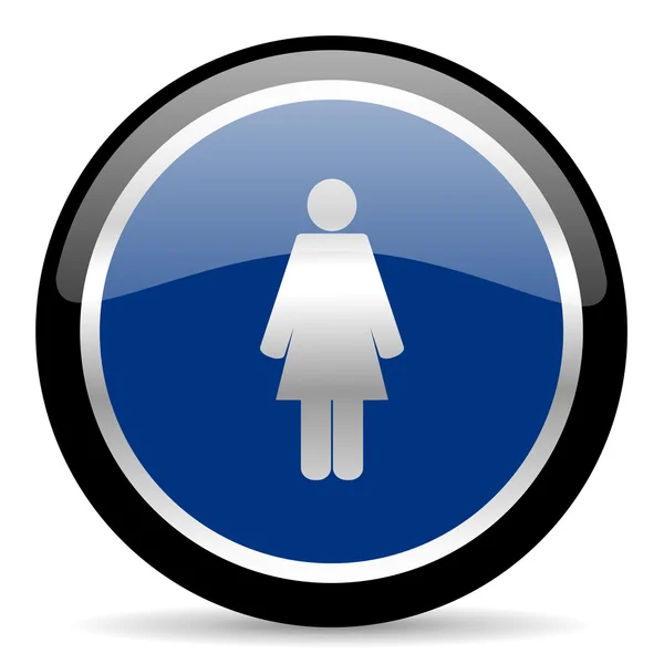 Vrouwelijke pictogram — Stockfoto