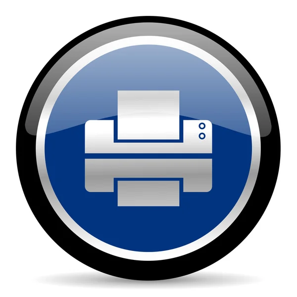 Printer iconforum icon — Stock Photo, Image