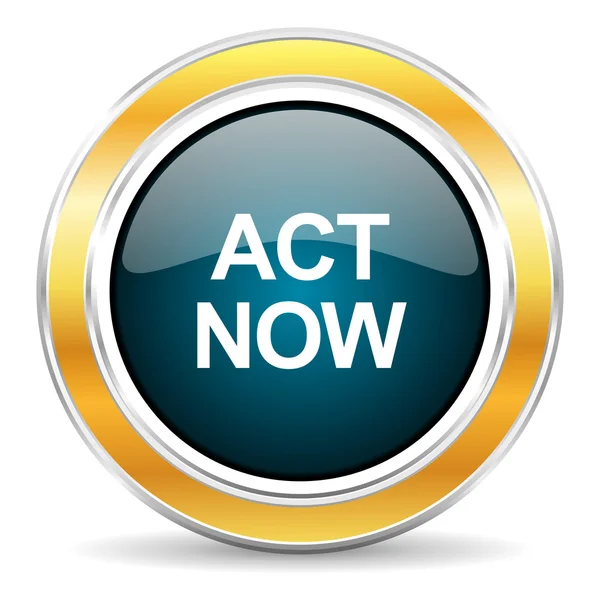 Act now icon — Stock Photo, Image