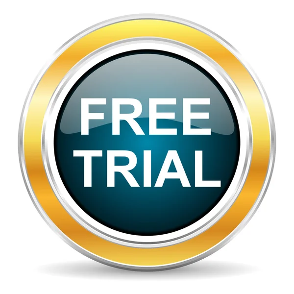 Free trial icon — Stock Photo, Image