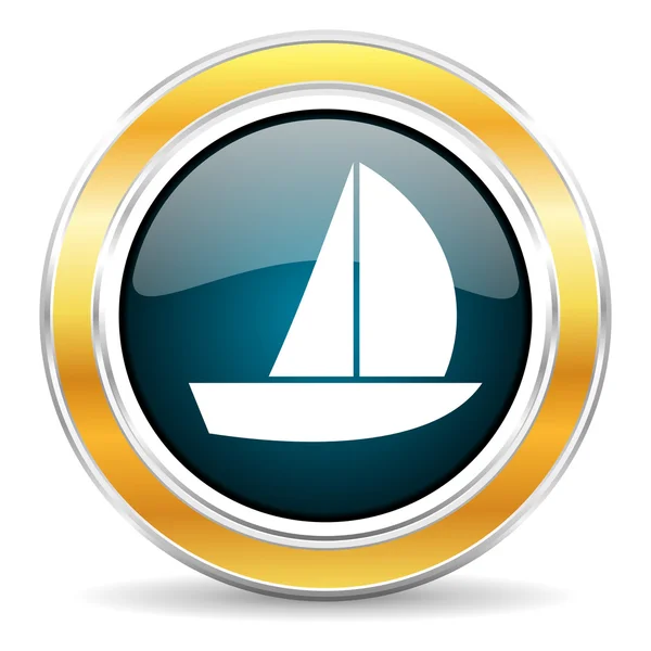 Yacht icon — Stock Photo, Image