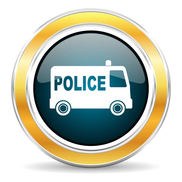 Police icon — Stock Photo, Image