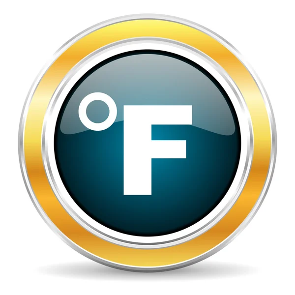 Fahrenheit ikona — Zdjęcie stockowe