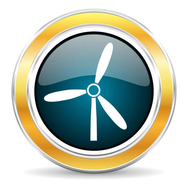 Větrný mlýn ikona — Stock fotografie