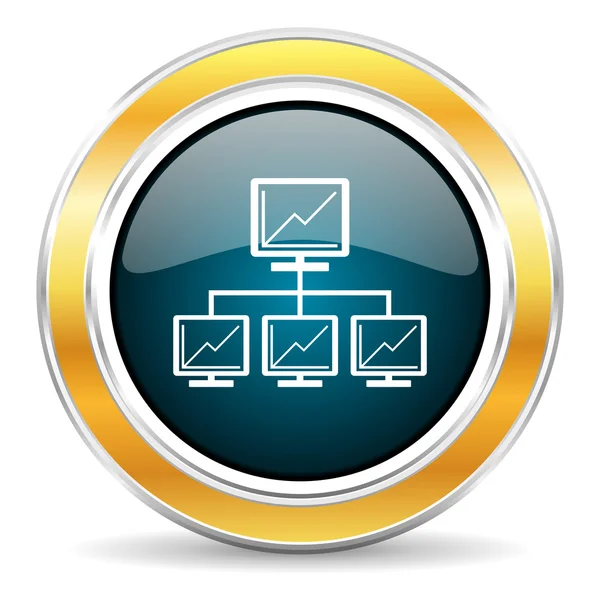 Netwerkpictogram — Stockfoto