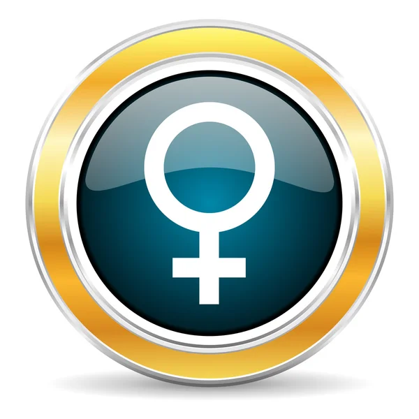 Female gender icon — Stock Photo, Image