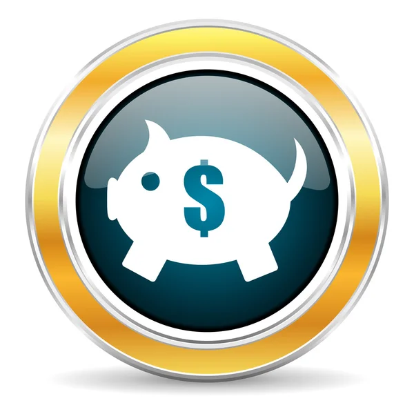 Piggy bank icon — Stock Photo, Image