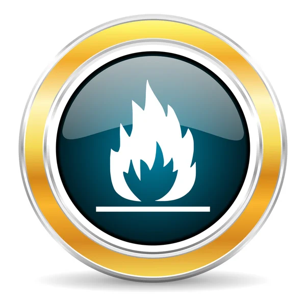 Flame icon — Stock Photo, Image