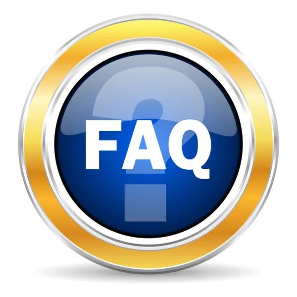 Ikona FAQ — Zdjęcie stockowe
