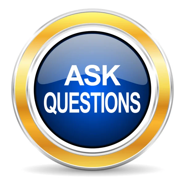 Ask questions icon — Stock Photo, Image