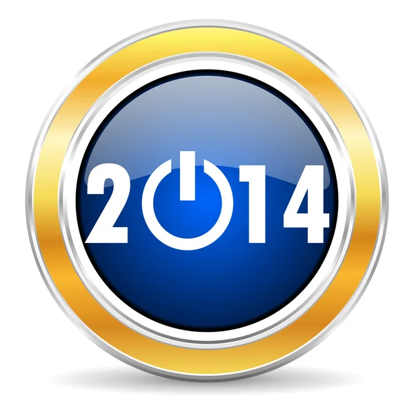 Año 2014 icono —  Fotos de Stock