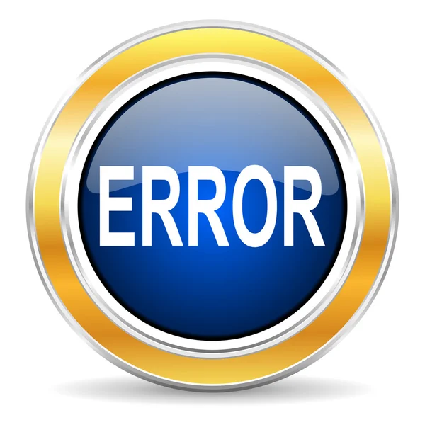 Error icon — Stock Photo, Image