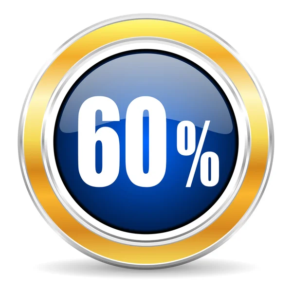 60 percent icon — Stock Photo, Image