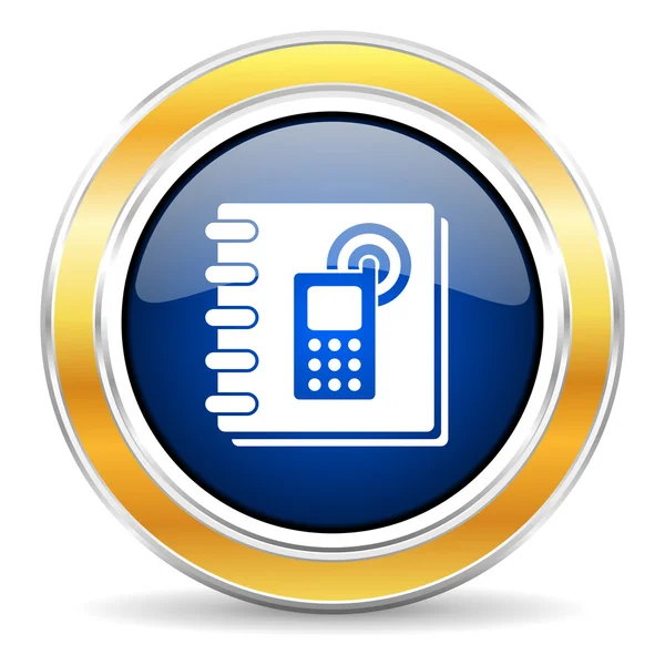Phonebook icon — Stock Photo, Image
