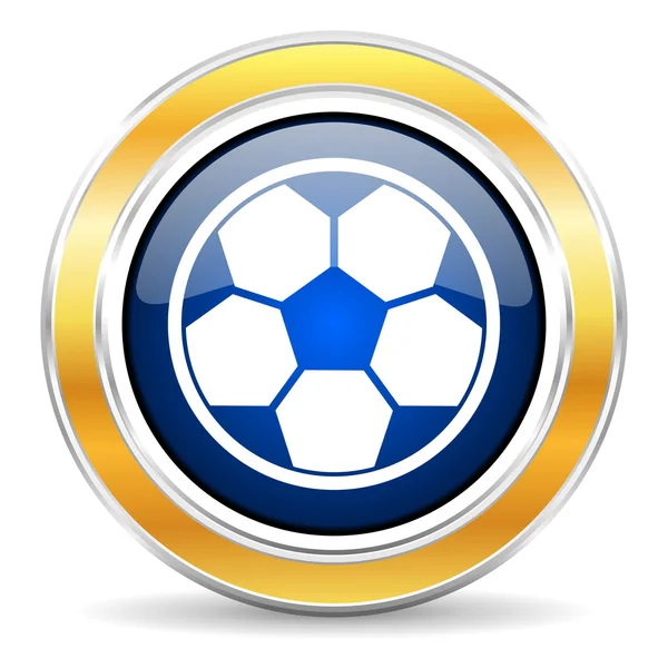 Ikona piłki nożnej — Zdjęcie stockowe
