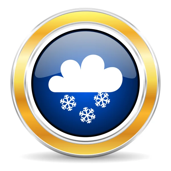 Snowing icon — Stock Photo, Image
