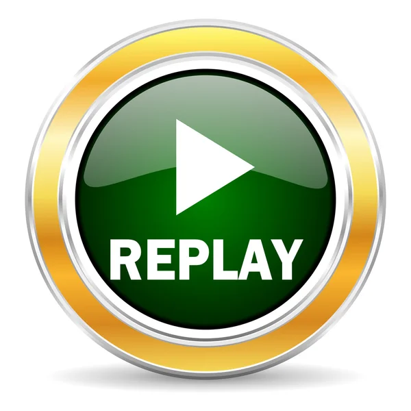 Replay icon — Stock Photo, Image