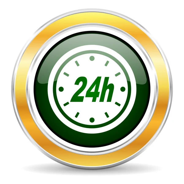 24h icon — Stock Photo, Image