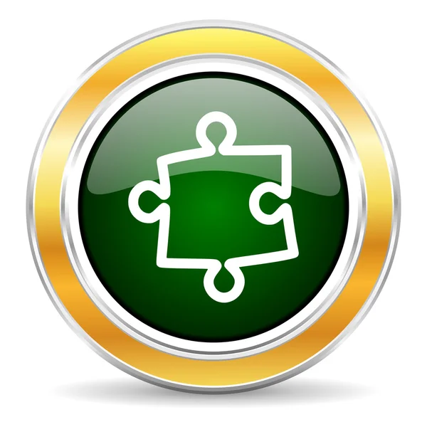 Puzzle icon — Stock Photo, Image